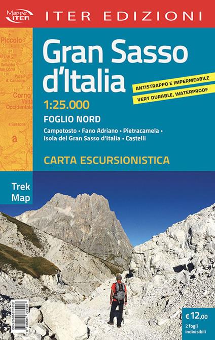Gran Sasso d'Italia. Carta escursionistica 1:25.000 - copertina