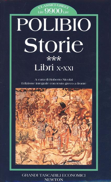 Storie. Testo greco a fronte. Vol. 3: Libri X-XXI. - Polibio - copertina