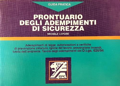 Prontuario degli adempimenti di sicurezza