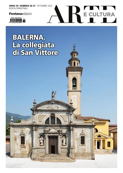 Arte e cultura (2025). Vol. 36-37: Balerna. La collegiata di San Vittore - copertina