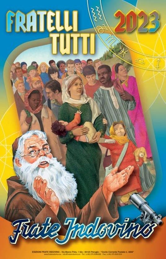 Calendario Frate Indovino 2023. Fratelli tutti. Ediz. a colori - copertina