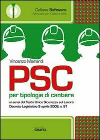 PSC per tipologie di cantiere. Con CD-ROM - Vincenzo Mainardi - copertina