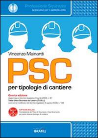 PSC per tipologie di cantieri. Con Contenuto digitale per download e accesso online - Vincenzo Mainardi - copertina