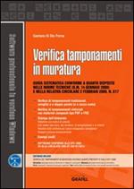 Verifica tamponamenti in muratura. Con Contenuto digitale per download e accesso online