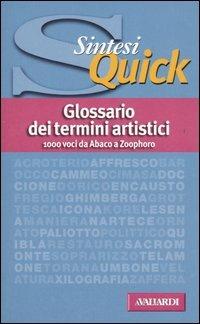 Glossario dei termini artistici - copertina