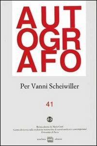 A Vanni Scheiwiller: una sirena nell'editoria italiana - copertina