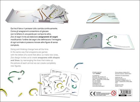 Zoo di segni-Zoo design. Con gadget - Mauro Bellei - 2