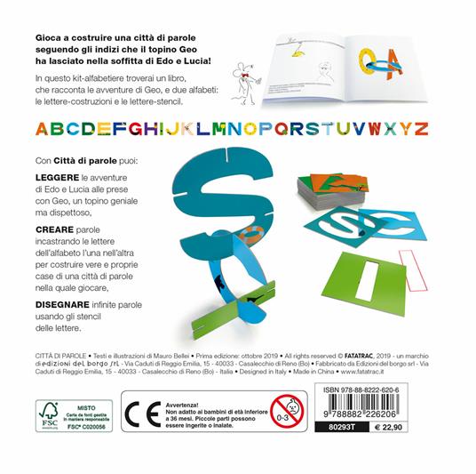 Città di parole. Ediz. a colori. Con 26 schede fustellate - Mauro Bellei - 2