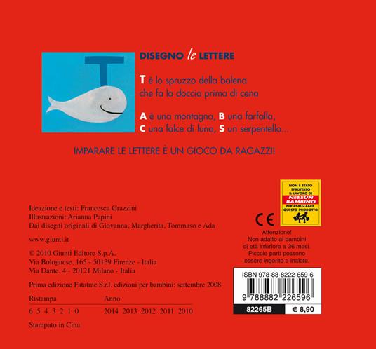 Disegno le lettere. Ediz. a colori - Francesca Grazzini - 2