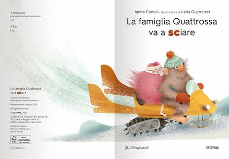 La famiglia Quattrossa va a sciare. Dizionario degli errori - Janna Carioli - 3