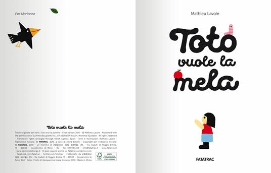 Toto vuole la mela. Ediz. a colori - Mathieu Lavoie - 3