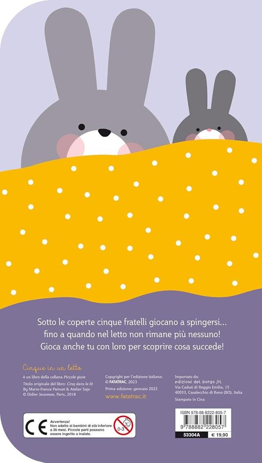 Cinque in un letto. Ediz. a colori - Marie-France Painset - 5