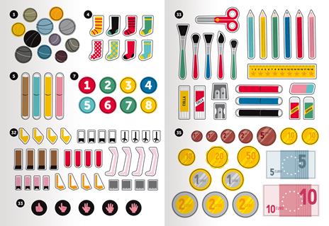 I numeri. Gioca e impara con Bau. Ediz. a colori. Con Adesivi - Team Graou - 5