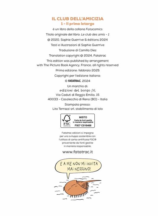 Il primo letargo. Il club dell'amicizia. Vol. 1 - Sophie Guerrive - 4