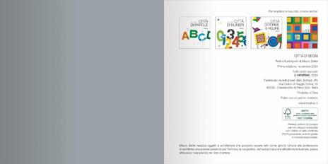 Città di segni. Ediz. a colori. Con 20 schede fustellate - Mauro Bellei - 3