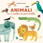 Animali in 3 colpi di pennello. Ediz. a colori