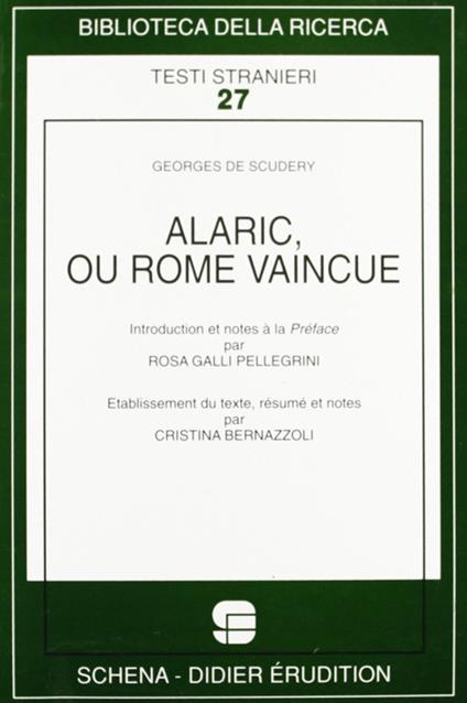 Alaric ou Rome vaincue - Georges de Scudéry - copertina