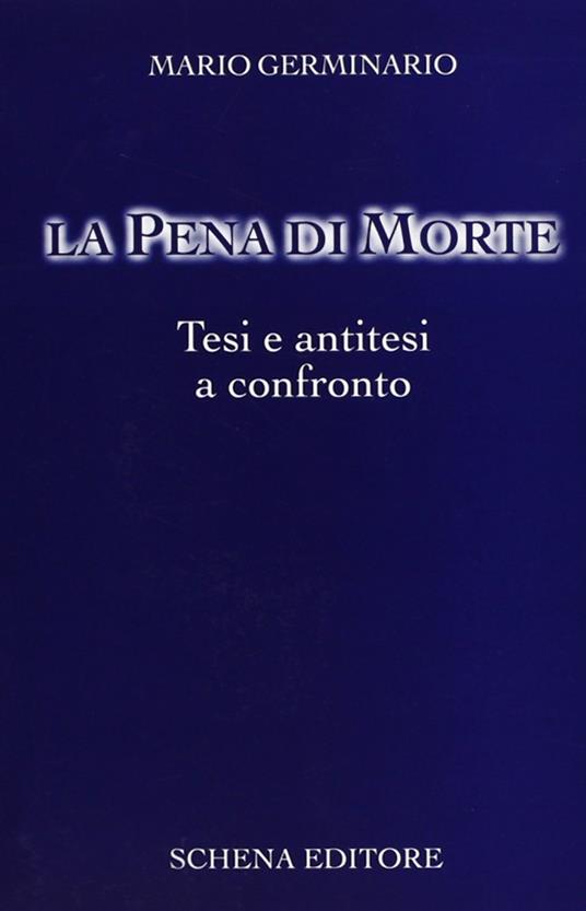 La pena di morte - Mario Germinario - copertina
