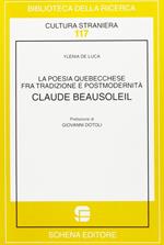 La poesia quebecchese tra tradizione e postmodernità