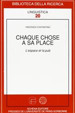 Chaque chose à sa place. L'éspace et la pub