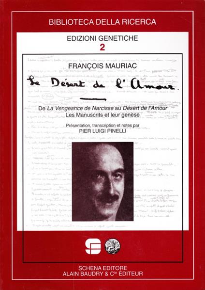 Le désert de l'amour - François Mauriac - copertina