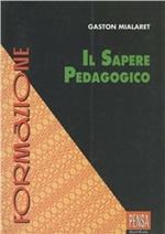 Il sapere pedagogico