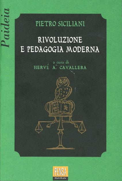 Rivoluzione e pedagogia moderna - Pietro Siciliani - copertina
