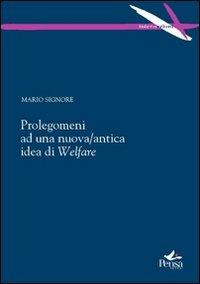 Prolegomeni ad una nuova/antica idea di welfare - Mario Signore - copertina