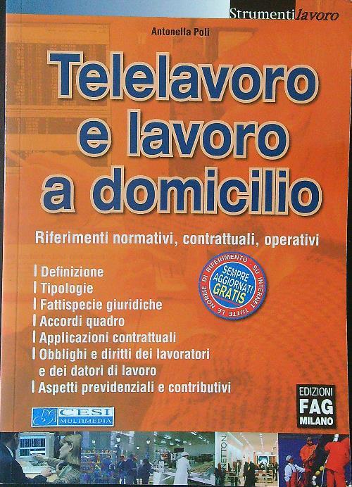Telelavoro e lavoro a domicilio