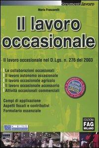 Il lavoro occasionale - Mario Frascarelli - copertina