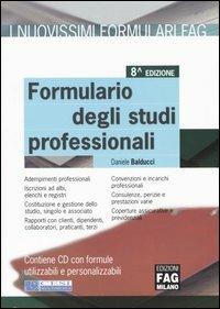 Formulario degli studi professionali. Con CD-ROM - Daniele Balducci - copertina