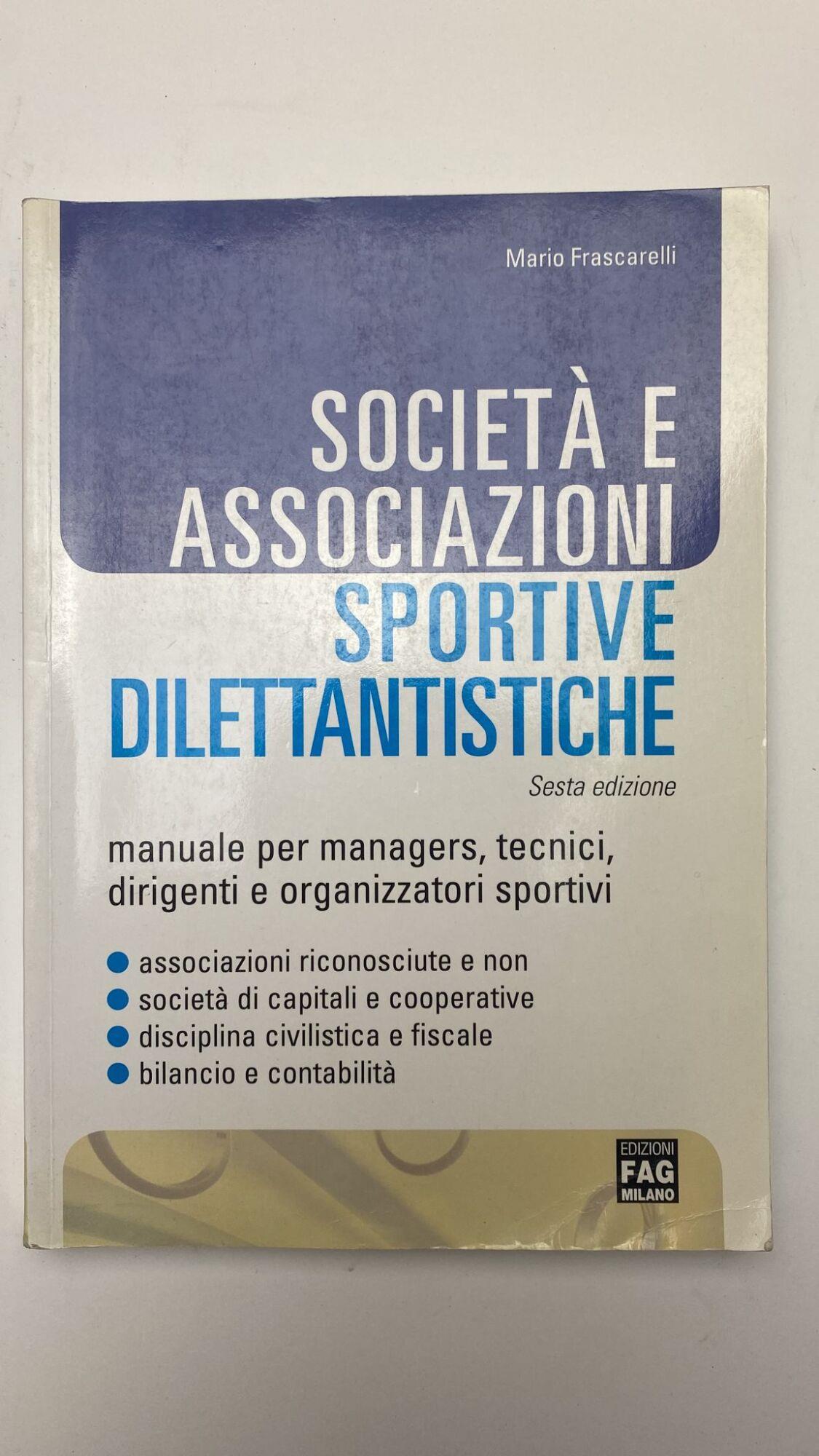 Società e associazioni sportive dilettantistiche