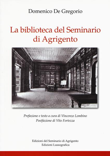 La biblioteca del Seminario di Agrigento - Domenico De Gregorio - copertina