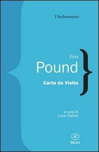 Carta da visita - Ezra Pound - copertina