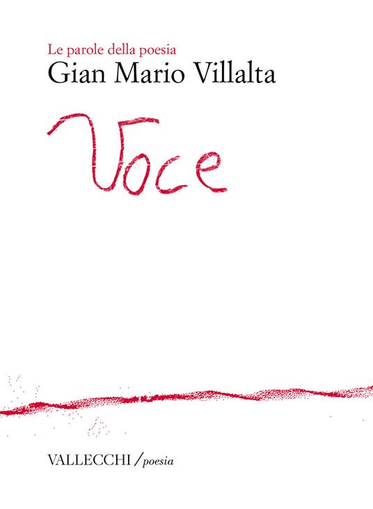 Voce - Gian Mario Villalta - copertina