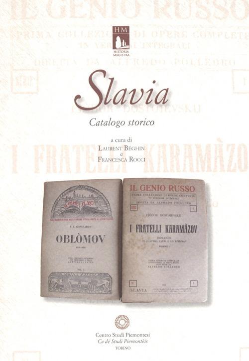 Slavia. Catalogo storico - copertina