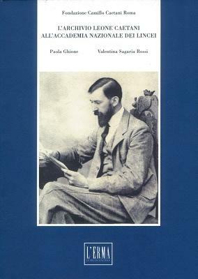 Archivio Leone Caetani all'Accademia Nazionale dei Lincei - copertina