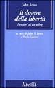 Libro Il dovere della libertà John E. Acton