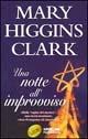Una notte all'improvviso - Mary Higgins Clark - copertina