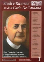 Studi e ricerche su don Carlo De Cardona