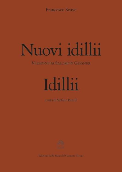 Nuovi idilli - Francesco Soave - copertina