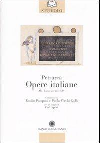 Petrarca. Opere italiane. Ms. Casanatense 924 - Francesco Petrarca - copertina