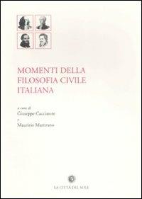 Momenti della filosofia civile italiana - copertina