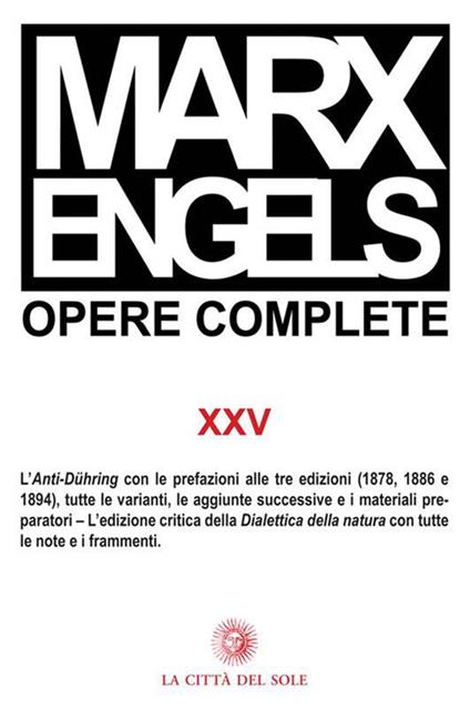Opere complete. Vol. 25 - Karl Marx,Friedrich Engels - copertina