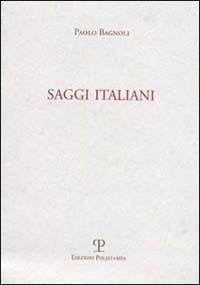 Saggi italiani - Paolo Bagnoli - copertina