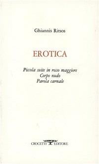 Erotica - Ghiannis Ritsos - copertina