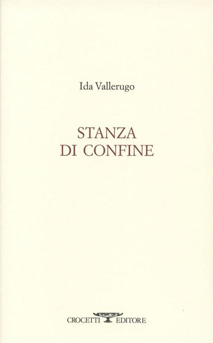 Stanza di confine - Ida Vallerugo - copertina