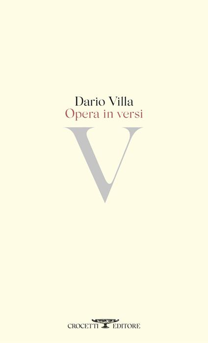Opera in versi - Dario Villa - copertina