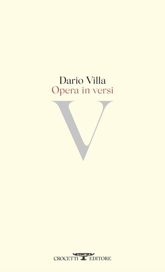 Opera in versi - Dario Villa - copertina