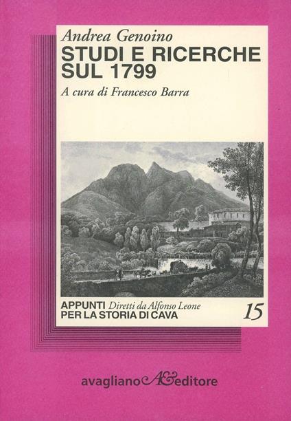 Studi e ricerche sul 1799 - Andrea Genoino - copertina